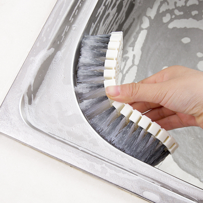 1PCS-Kitchen Cooktop Cleaning Brush Bendable Bathtub Sink Tile Brush Multipurpose Home Kitchen Bathroom Cleaner Tools. 