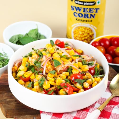 Urban Platter Ready to Use Sweet Corn Kernels in Brine, 400g (Drained Weight 240g)(FROM INDIA) NUSS. 