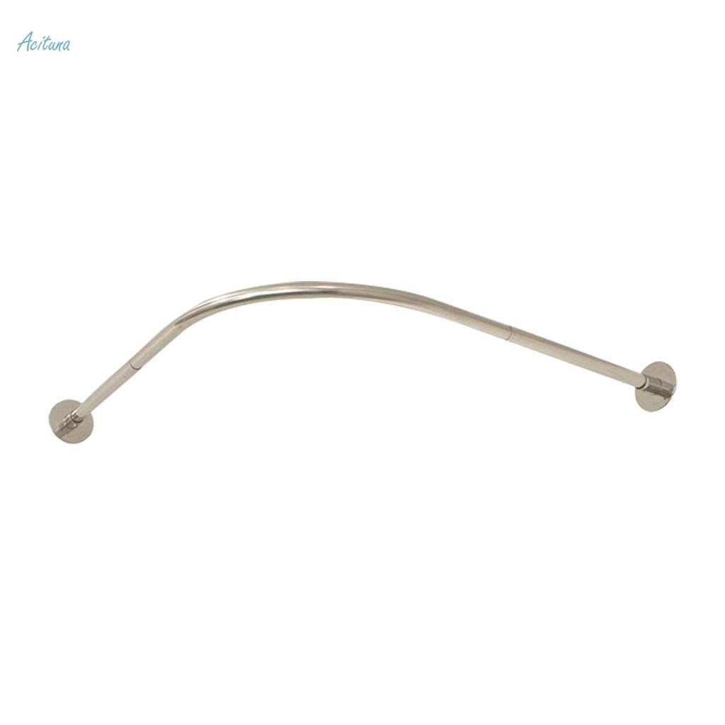 304 Stainless L-Shaped Shower Curtain Rod for Bathroom 70-95 X 70-95CM. 