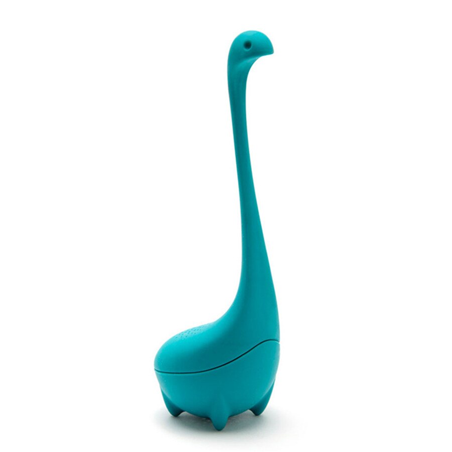 【NEW】 Tea Infuser Silicone Tea Strainer Filter Loose Tea Steeper Loch Ness Monster Loose Leaf Tea Infusers With Long Handle Strainer. 