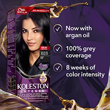 Wella Koleston Hair Color (Wkhc) Black Sliky Soft and Shine Made in Germany – 110 ML. 