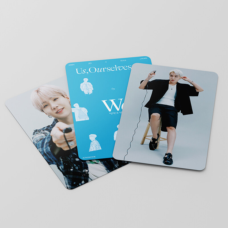 BTS Kpop Lomo Sticker Cards 30 Pcs Us Ourselves & We Bangtan Boys Album Poster V Jimin Jin Jungkook Suga J-Hope RM. 