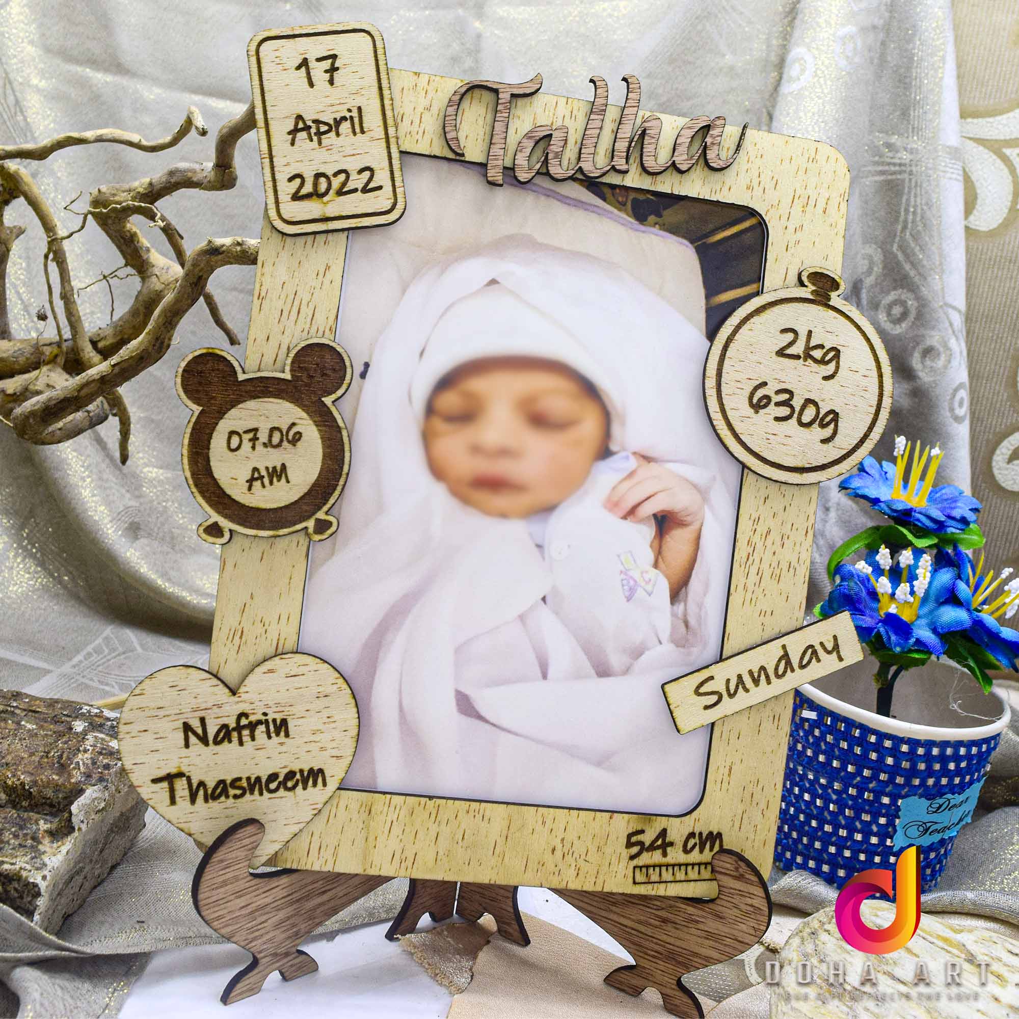 Customized Name Wooden Photo Frame Lovers Choice Gift for Closest one, for Baby photo frame, wedding Anniversary gift frame.. 
