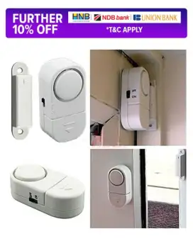 Wireless Magnetic Sensor Home Security Door Window Entry Burglar Alarm System