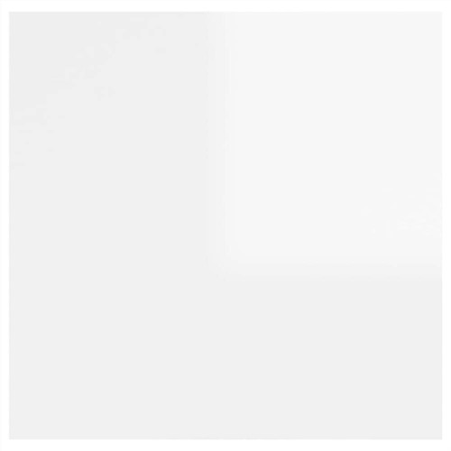Bedside Cabinets 2 pcs High Gloss White 30.5x30x30 cm Chipboard. 