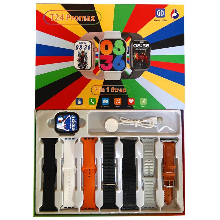 T800 Ultra Smart Watch Series 8 1.99" Bluetooth Call Smartwatch Heart Rate Sleep Monitoring IP67 Waterproof. 