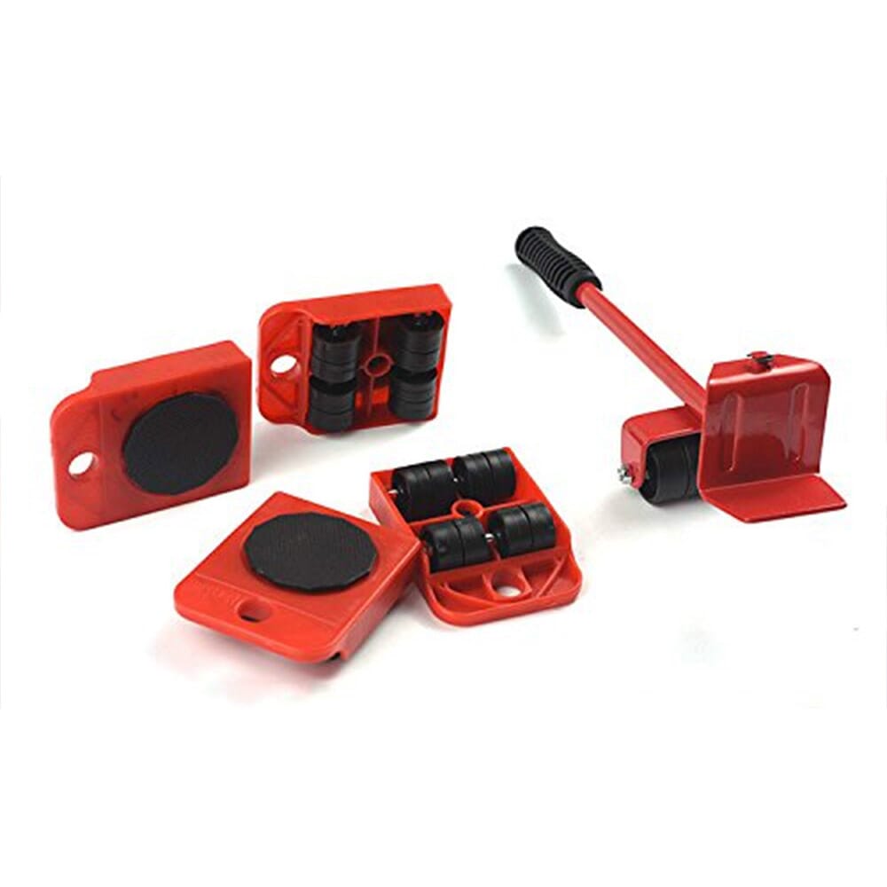 Furniture Mover Tool Lifter Sliders Kit Profession Heavy Furniture Roller Furniture Mover Tool Set Wheel Bar Mover Device Max Up for 150Kg/ 330 Lbs Furniture Lifter Easy Moving Sliders 5 Packs Mover Tool Set Heavy Furniture Appliance Moving System. 