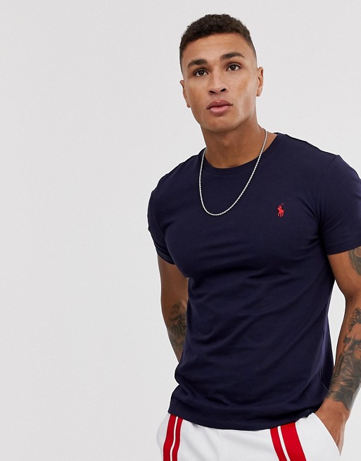 Polo T shirt Navy Blue Dark Custom Fit 