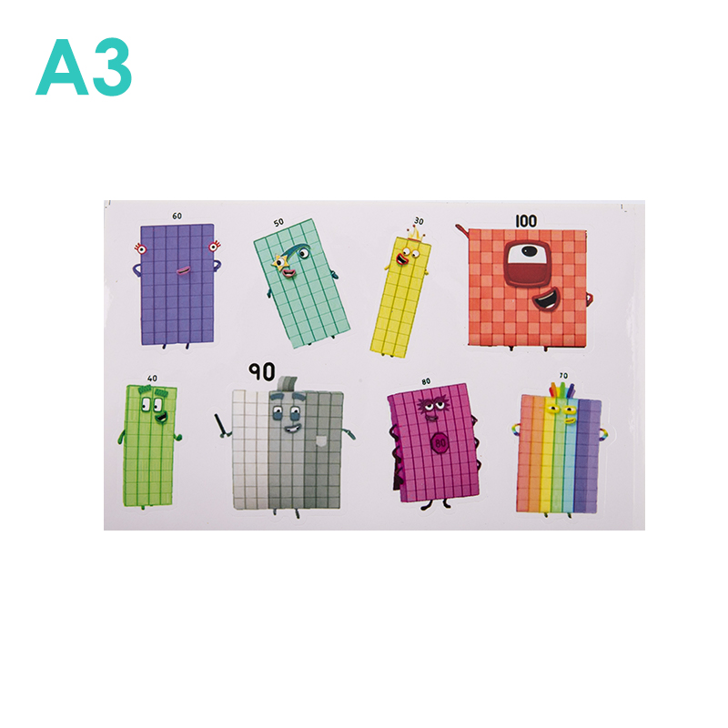 Numberblocks Stickers Toys Number Blocks Graffiti DIY Skateboard Cup ...