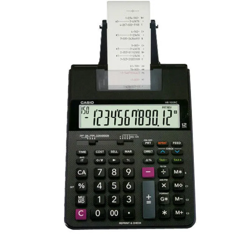 Printer Calculator HR100 RC