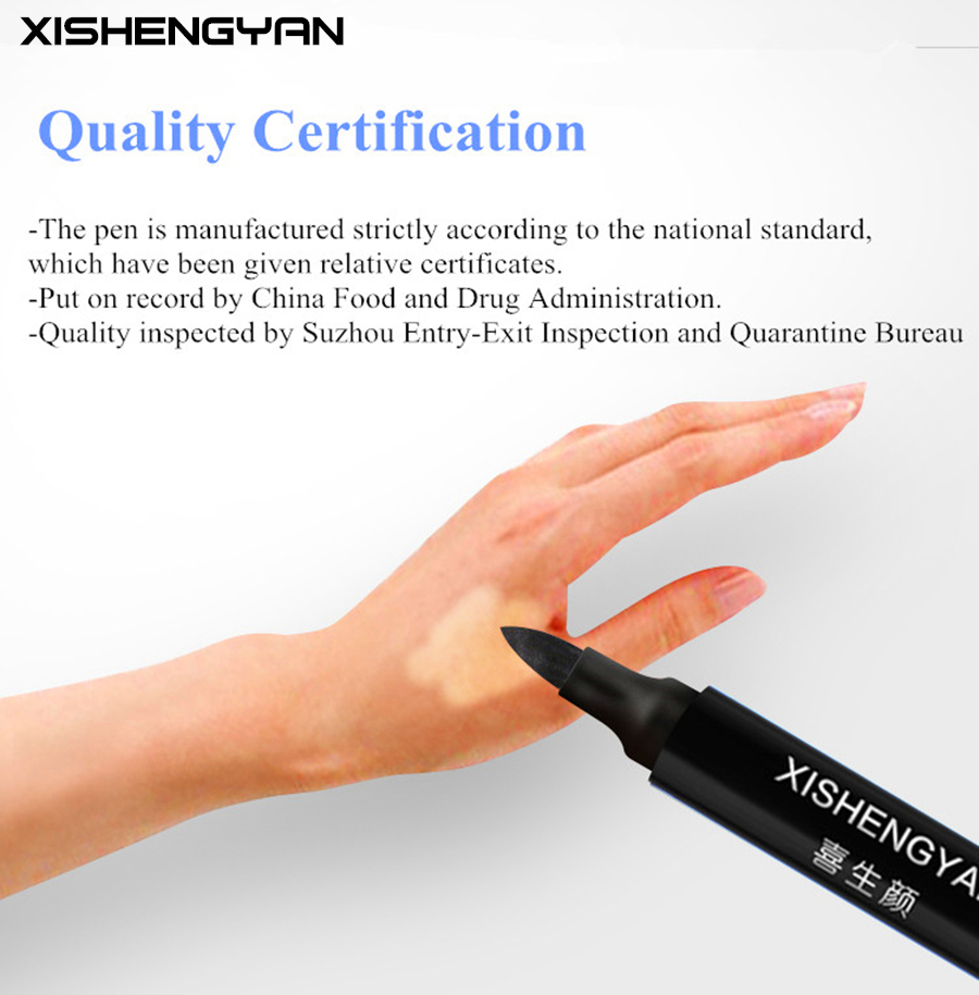 Vitiligo Covering Waterproof Skin Condition Concealer Pen Long Lasting Women Men White Patch Face Body Spots Makeup. 