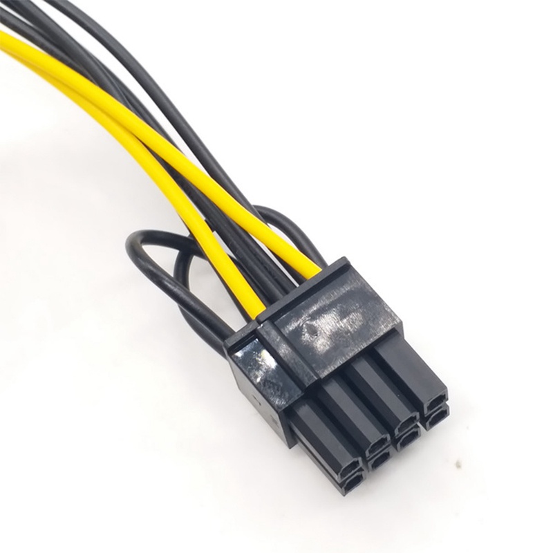 5PCS 15Pin SATA Male to 8Pin(6+2) PCI-E Power Supply Cable 20cm SATA Cable 15-Pin to 8 Pin 18AWG Wire for Graphic Card. 