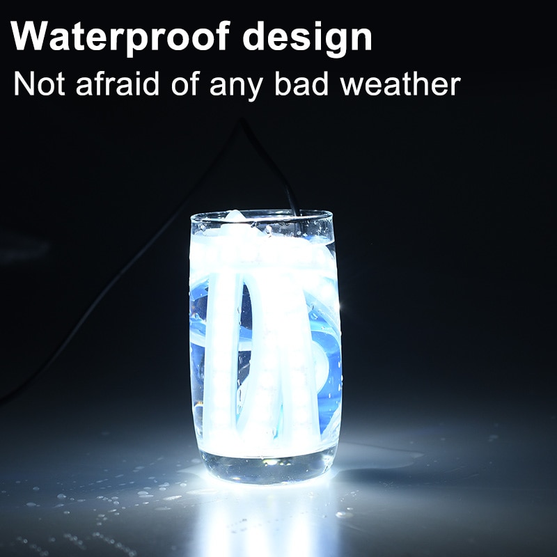 LED Car Hood Atmosphere Lght Strip Waterproof Auto Exterior Decoration Lighting Decorative Headlights Ambient Lamp 12V Universal. 