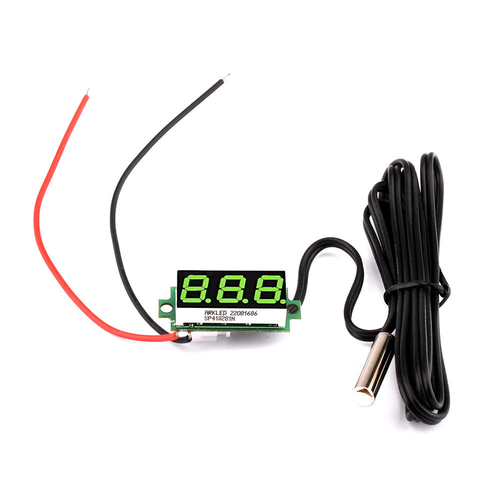 Digital Temperature Sensor Meter LED Aquarium Car Water Bath ...
