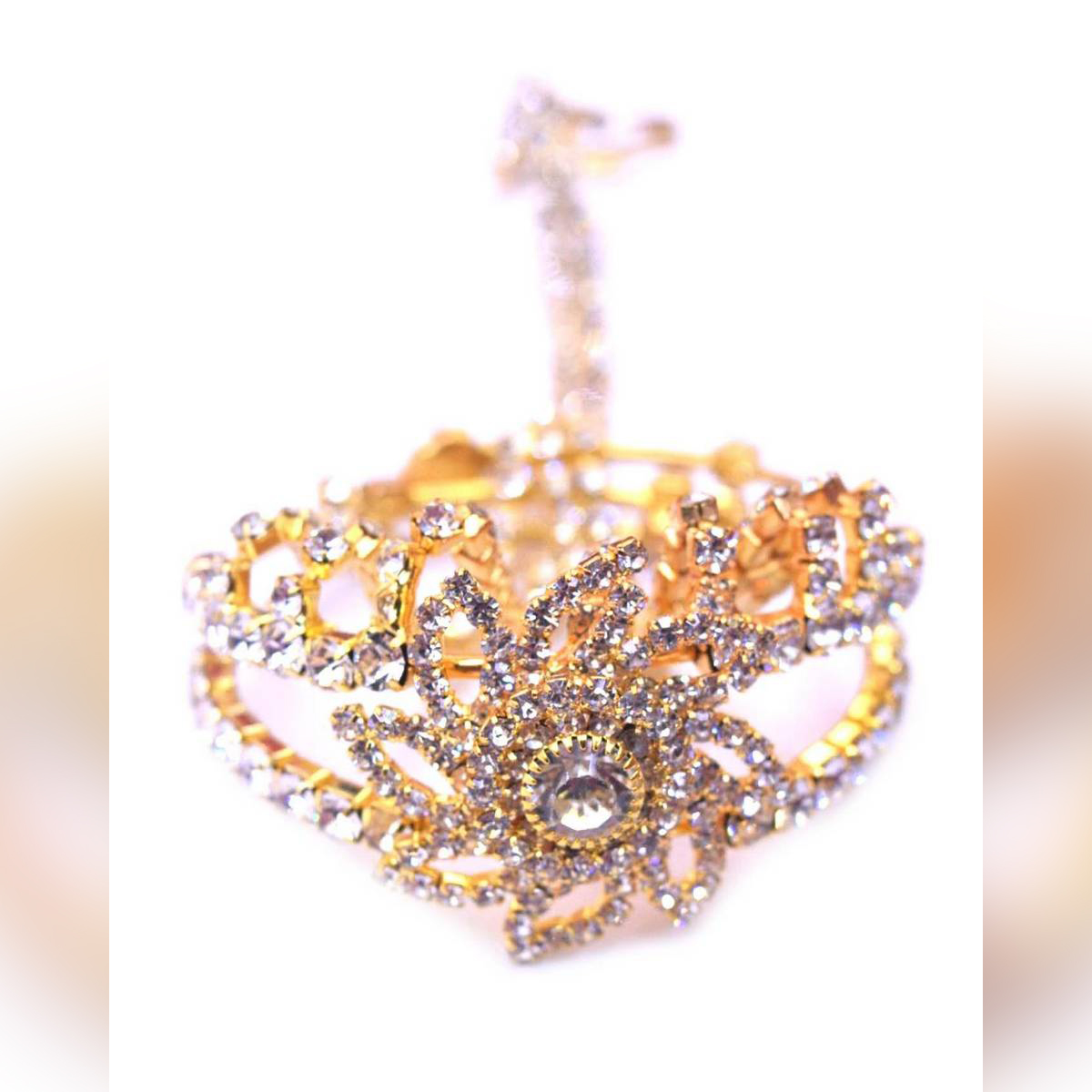 Women's Gold Ring With Bracelet