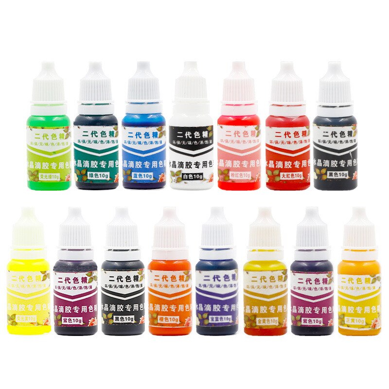【World Supermarket 2021】High Concentration Dye Pigment Addition Slime Educational Toys For Slime Jewelry  Liquid Resin Pigments Slime