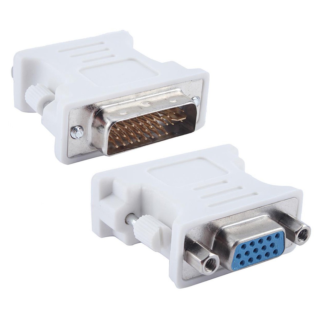PremiumCord DVI To VGA Adapter - Male VGA (15 Pin) To Female DVI-I (24+5 Pin) | Nickel-Plated, Black