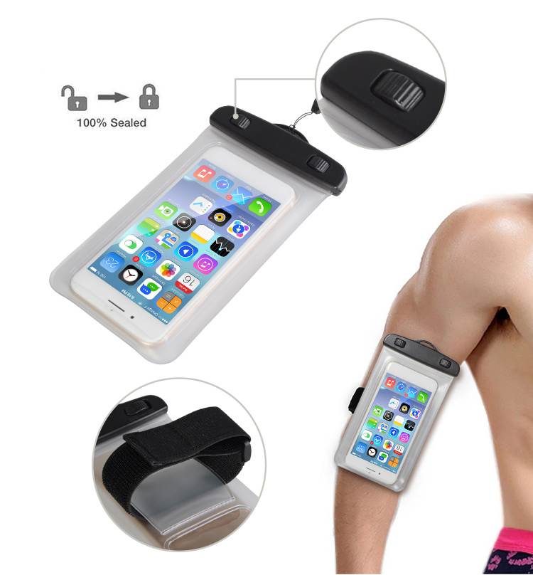 Waterproof Case Pouch For Smartphone - Waterproof Floating Design Pouch For iPhone, Android & Other Mobile Phones | BigBozz. 
