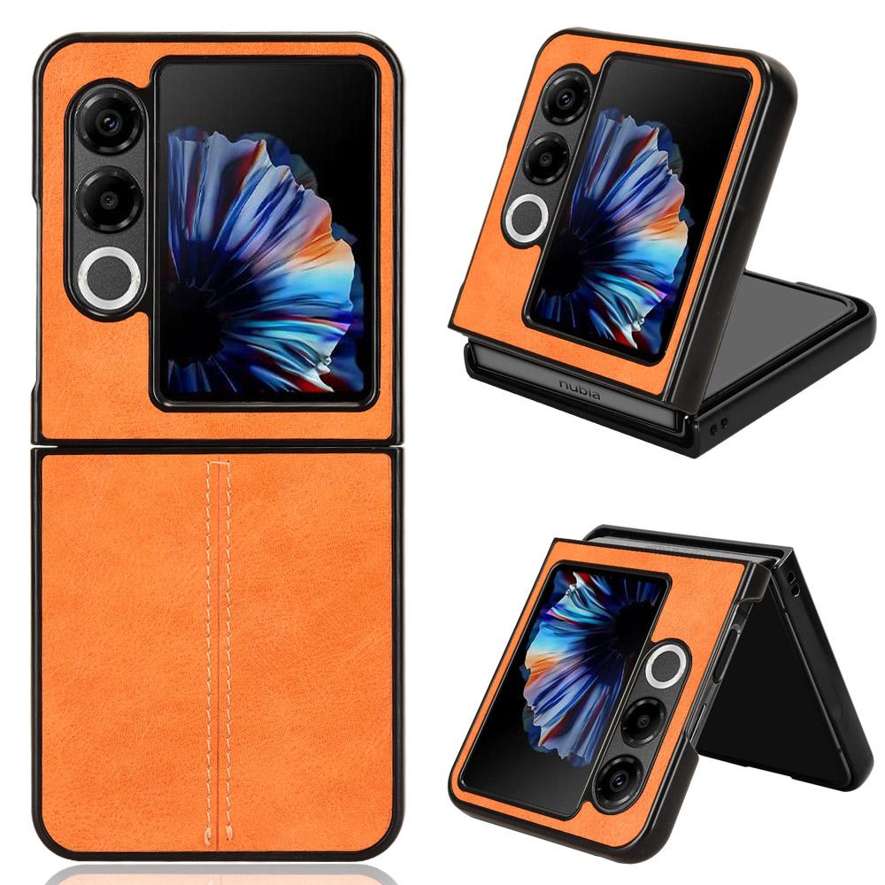 (New arrival) Cow Pattern Sewing Back Cover Phone Case For ZTE nubia Flip2 / Libero Flip2