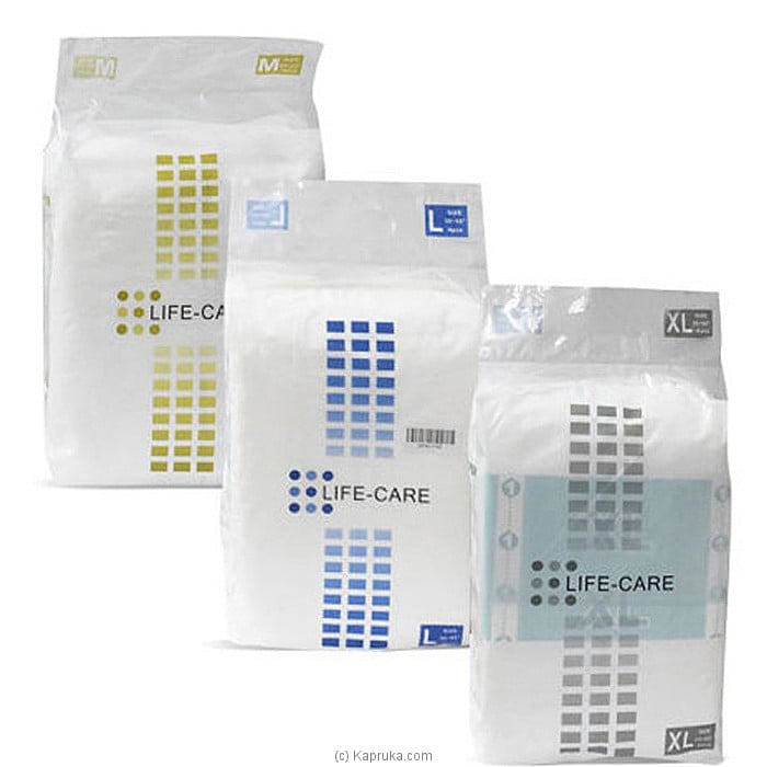 Life Care Adult Diapers - XL, L , M 10 PCS