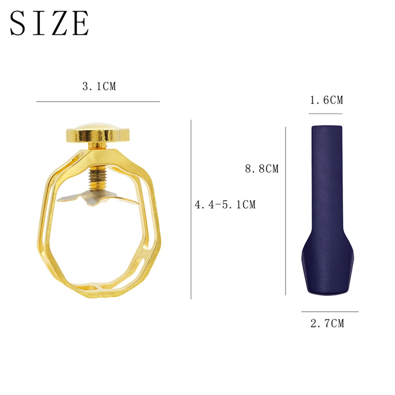 SRIWEN New Francois Louis Saxophone Ligatures XLAB - Fits Hard Metal/Rubber Alto Sax Mouthpiece. 