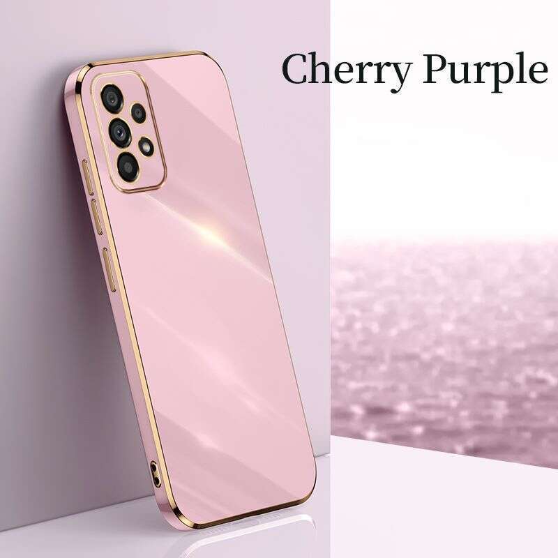 Casing for Samsung Galaxy A750 A7 2018 A91 M80S S8 S9 S10 Plus Case 6D Plating Straight Edge Soft Silicone Shockproof Cover. 