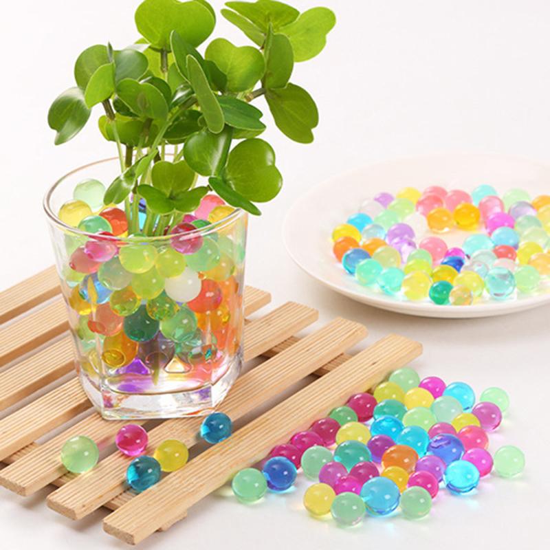 100 Pieces of Gardening Accessories DIY Magic Seven Color Crystal Boll perfect for terrariums or flower pots potted plants