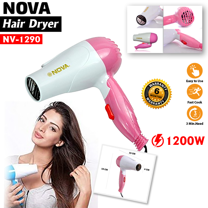 Nova hair 2024 dryer 1200 watts