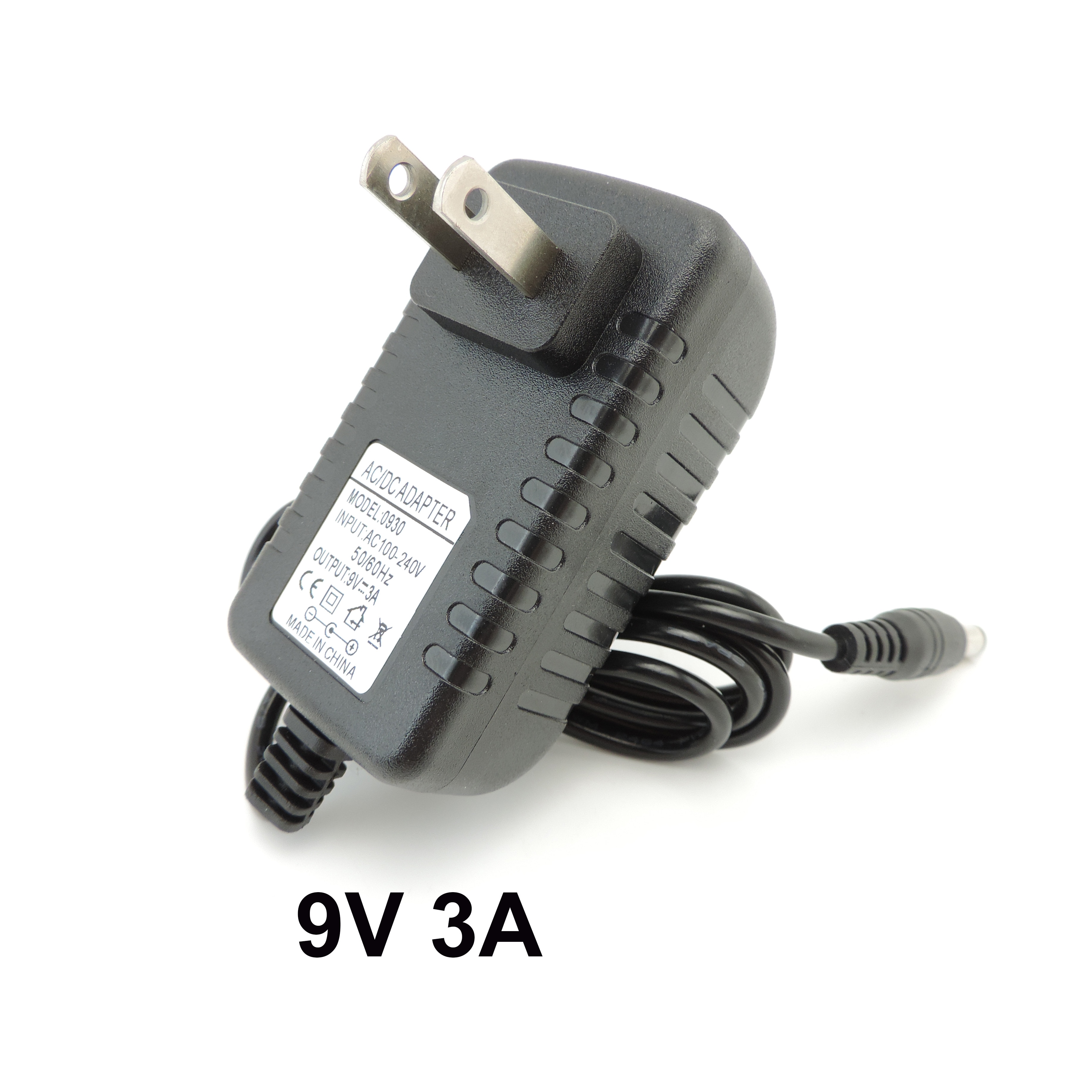 Power Supply Adapter AC to DC 9V 1A 1000ma 2A 2000ma 3A Converter Charger US plug for cctv camera Router. 