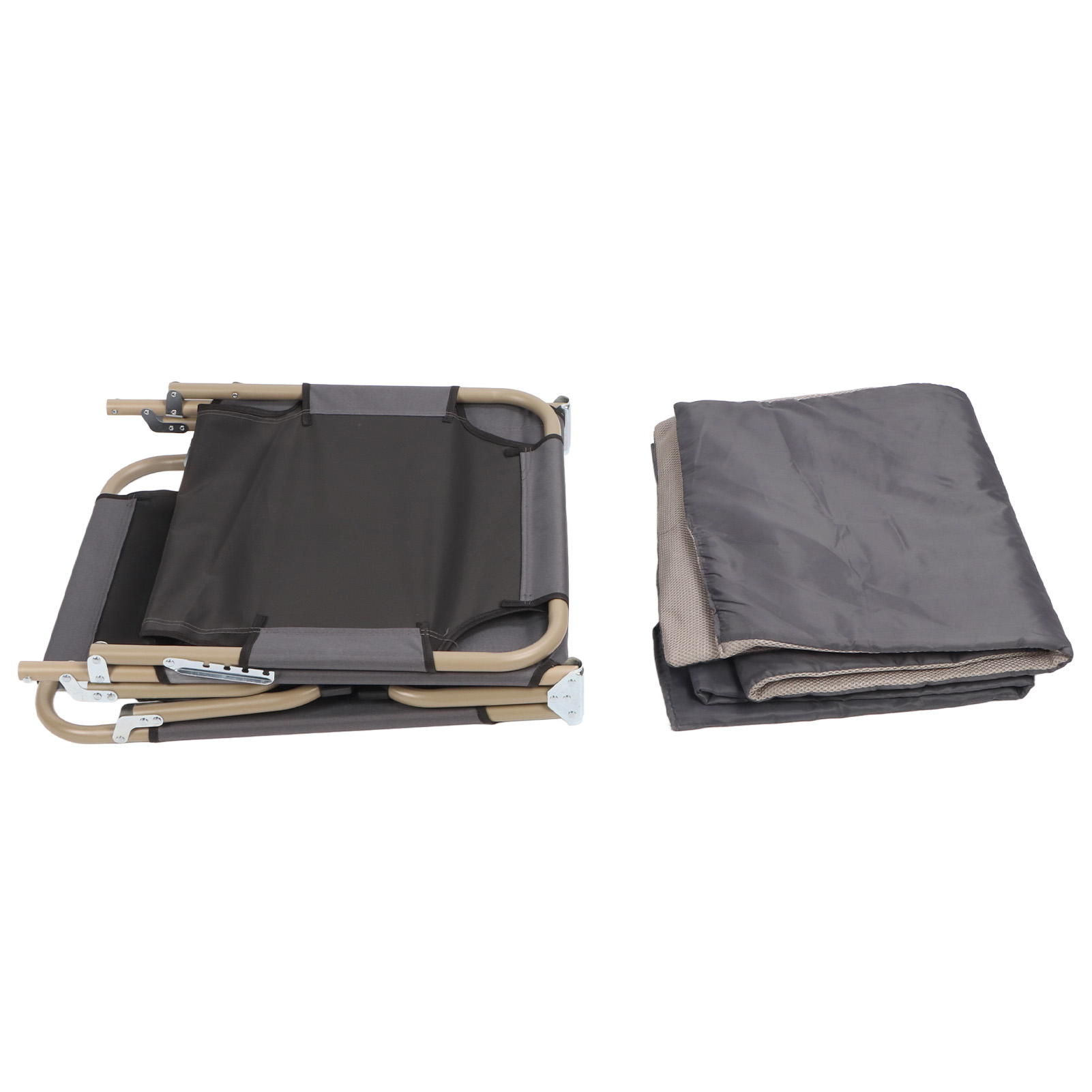Adjustable 4 Position Portable Folding Camping Cot High Strength Adjustable Sitting Backrest Portable Folding Camping Cot with Pillow for Camping for Beach