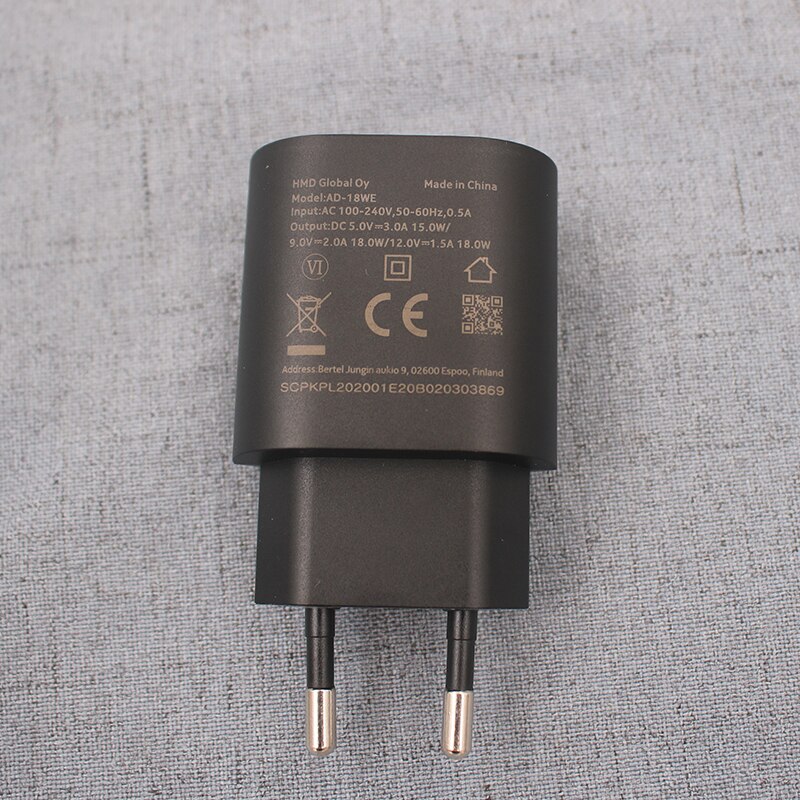 For Nokia 2.1 3.1 5.1 6.1 7.1 Plus USB Charger Cable For Nokia X6 G50 G20 G10 G11 G21 X20 X100 X10 8 Pro Wall Charger Adapter. 