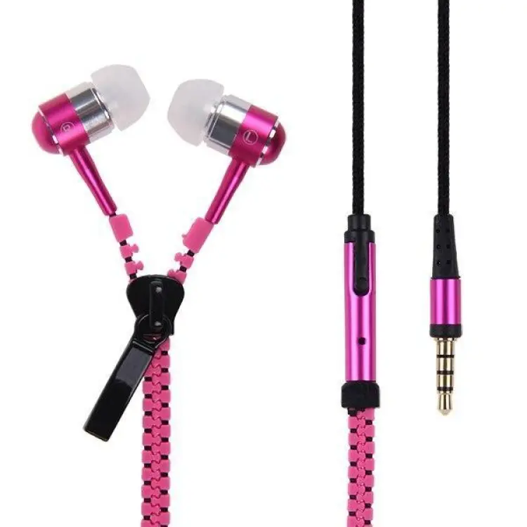 Zipper earbuds discount