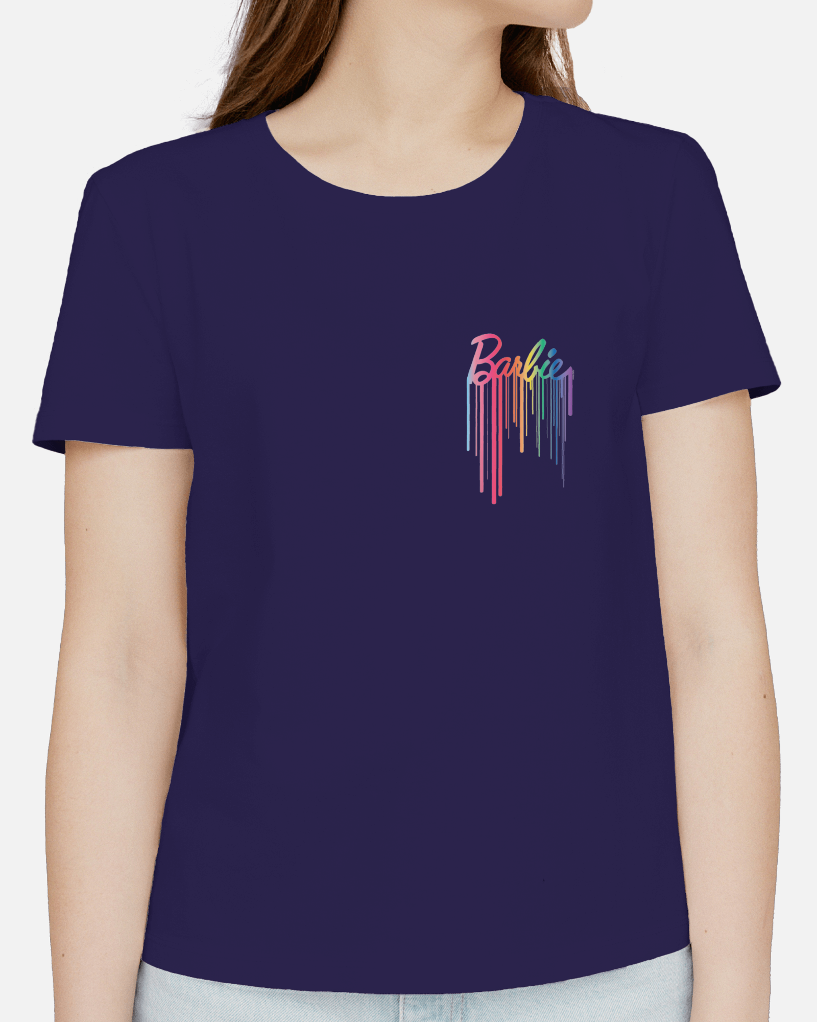 Barbie Girl T-shirt Pink Color Women's Tshirts 100% Cotton. 