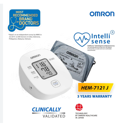 Omron HEM-7121J Blood Pressure Monitor. 