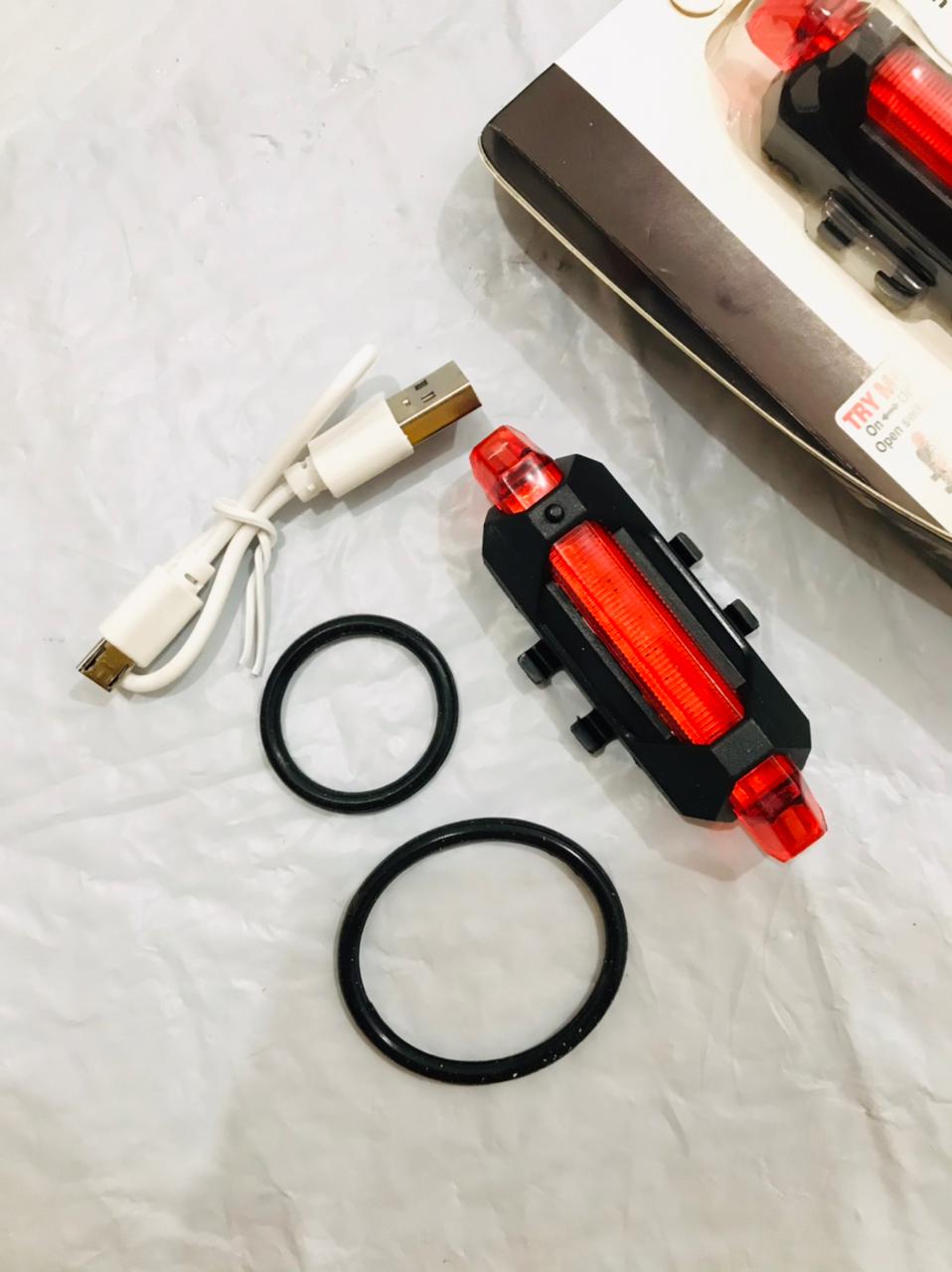 Bicycle Red light LED Taillight Waterproof Rear Tail Light Safety Warning road Cycling Light USB Rechargeable Lamp. 