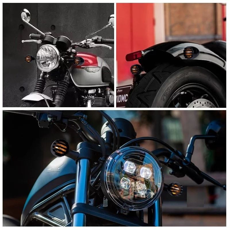 Bike Motorcycle Turn Signal Light Blinker Indicator. 