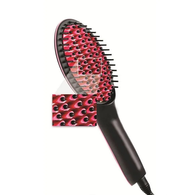 Best Quality Straightener And Hair Dryer One Electric Hair Straightener Brush. 