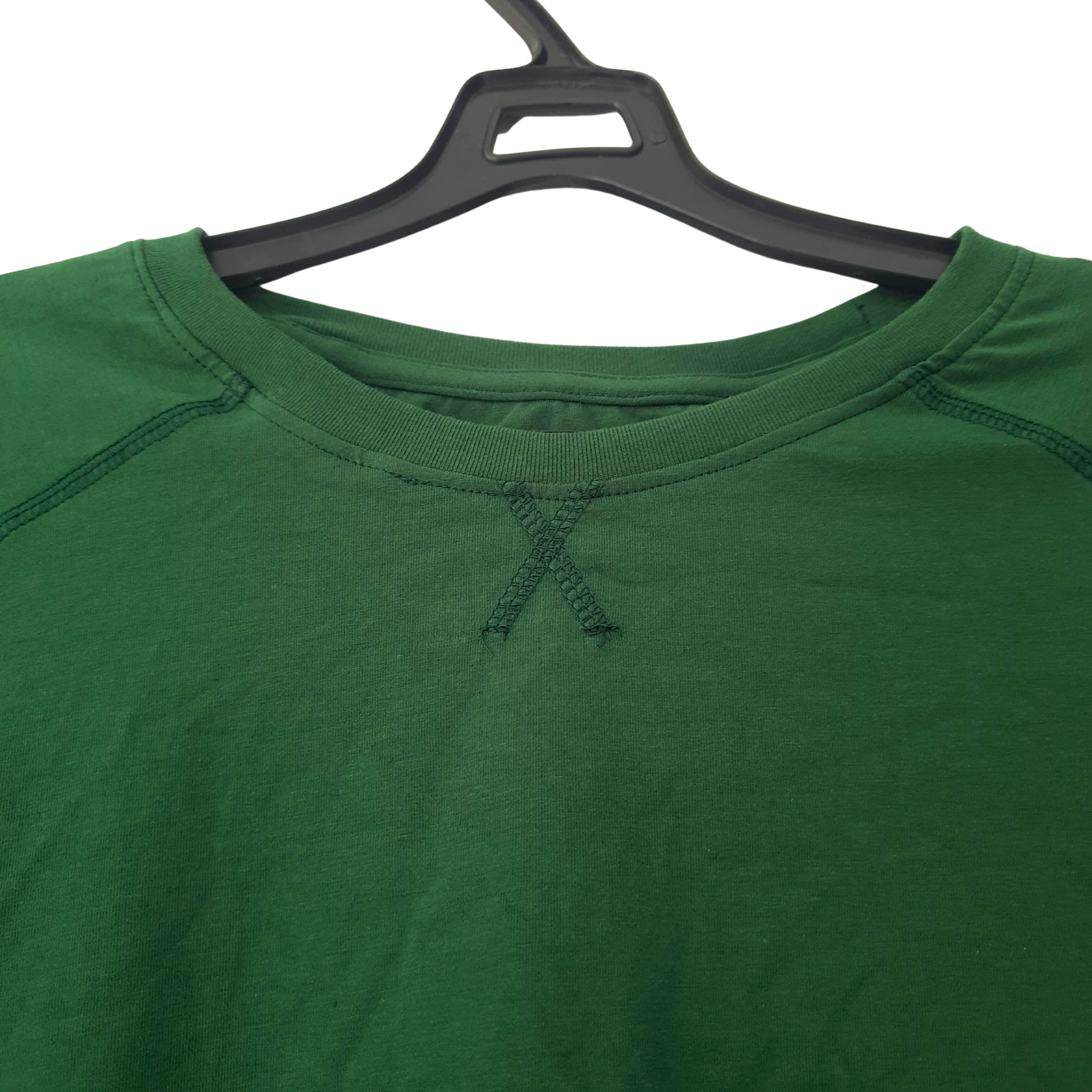 Long Sleeve T-shirt For Men King Street Green Yellow. 