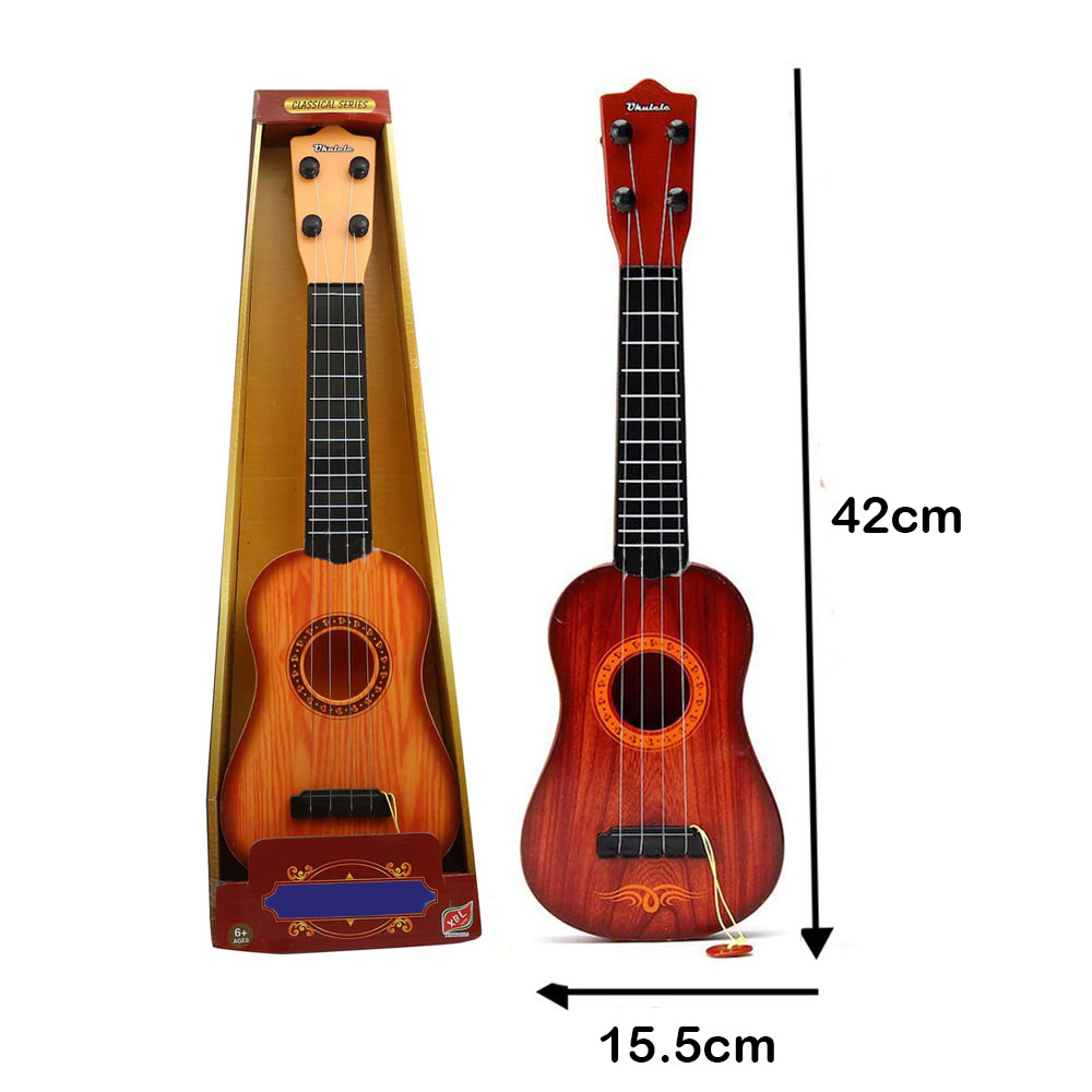 Guitar Toys for Kids Fully Functional 4 String Classical Guitar with Adjustable Tunning Knob. 