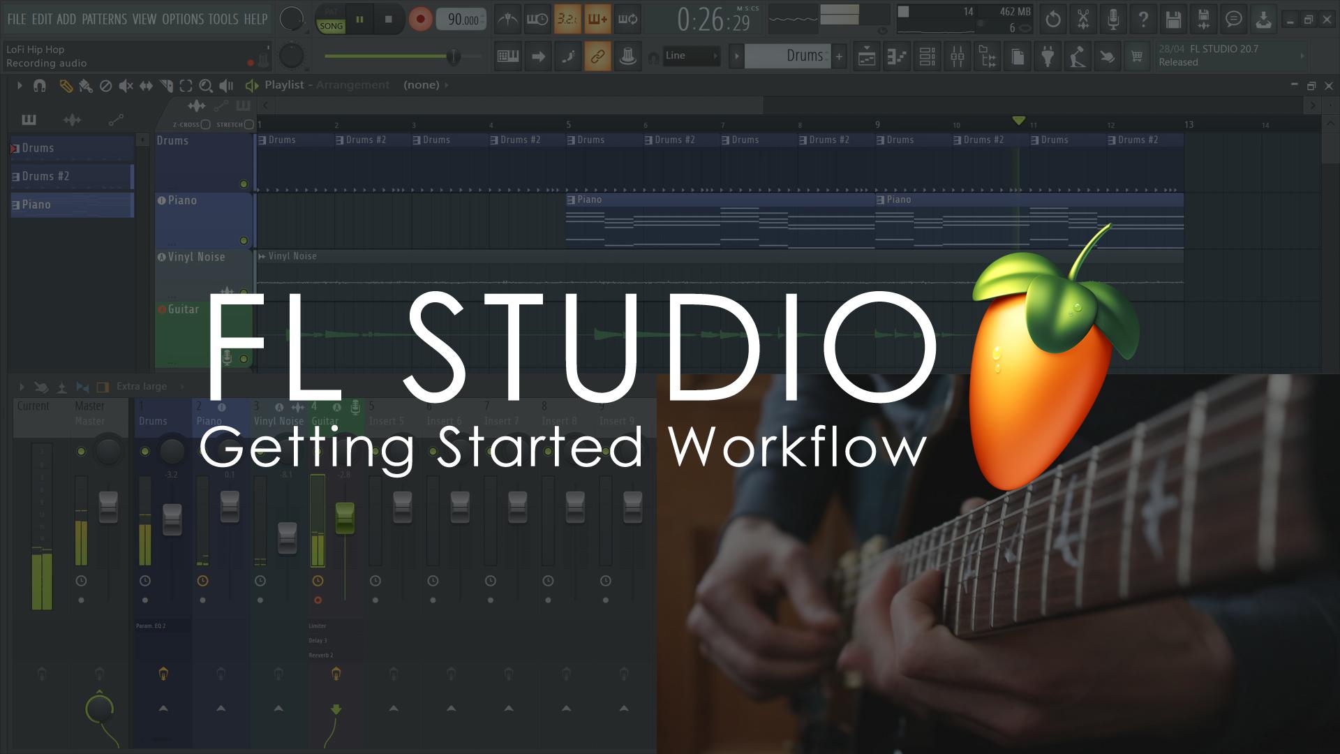 FL Studio Producer Edition v20.8 Professional Audio Editing Software. 