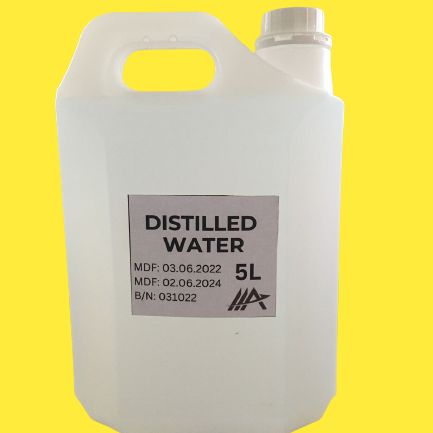 Distilled water 5L. 
