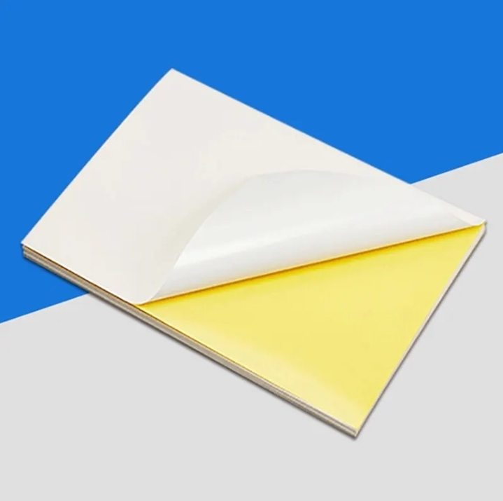 100pcs A4 21.0x29.7cm Shine Printable Self Adhesive Plain White Sticker Paper. 