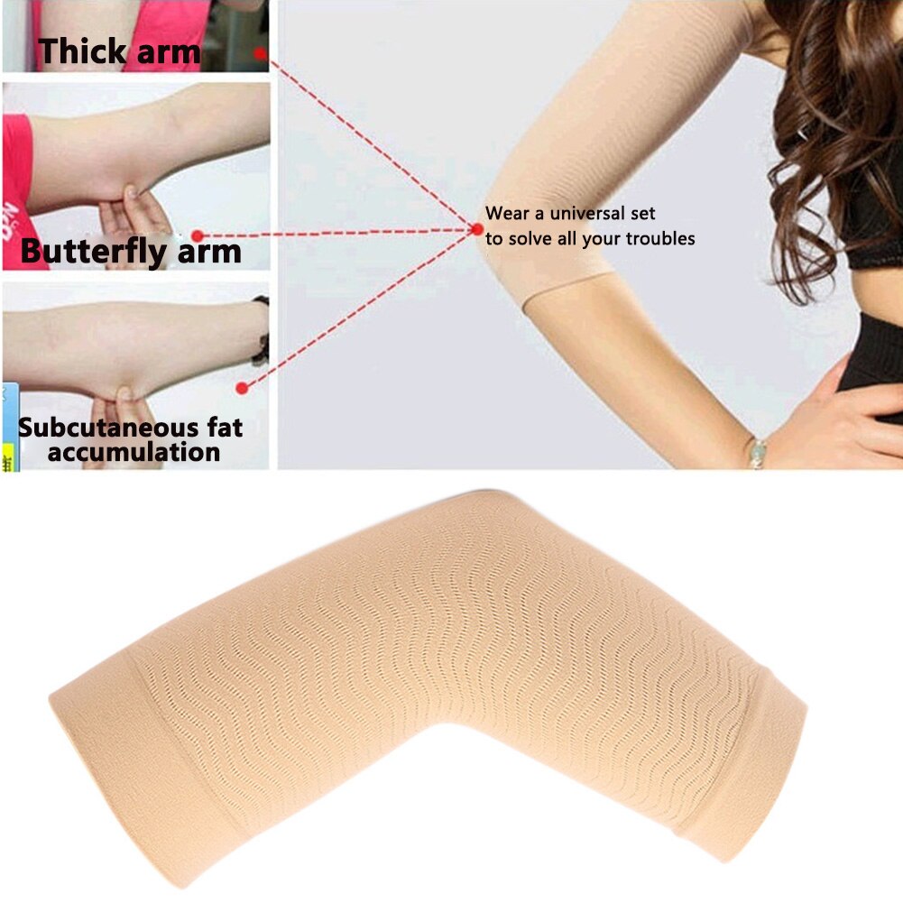 【KuaKe Mall】（Order message size）Compression Arm Sleeve Weight Loss Calories Slim Shaper Massager Slimming Arm Wraps Bands Fitness Equipment. 