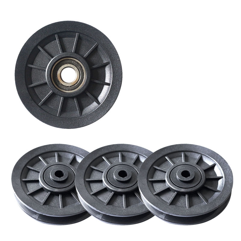1 Pcs Universal 105mm Diameter Wearproof Bearing Pulley Wheel Cable Gym Fitness Equipment Part