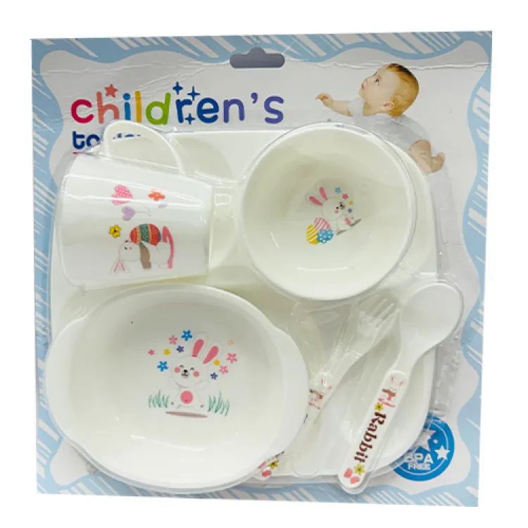 Baby blue dinner outlet set