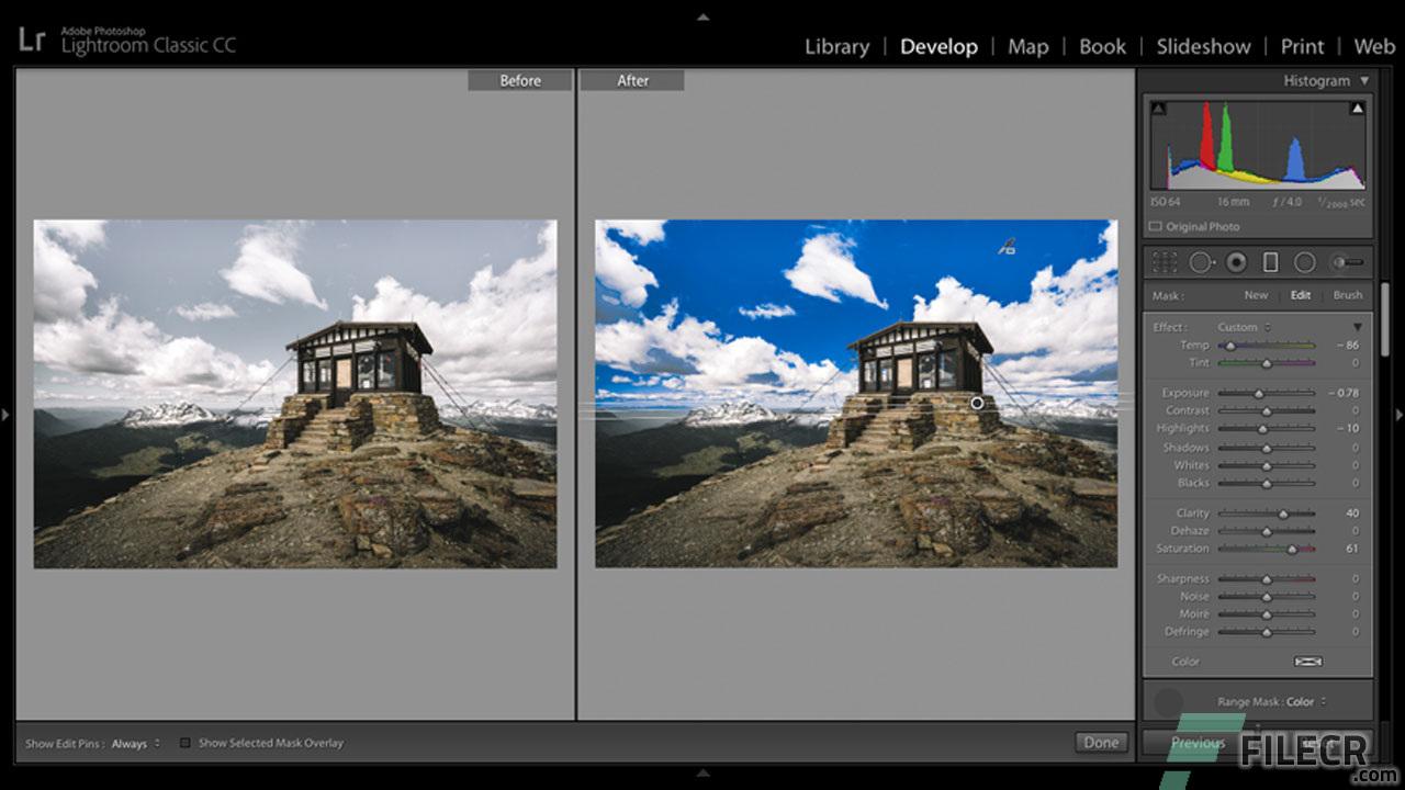 Adobe Photoshop Lightroom Classic CC 2019 [macOS]. 
