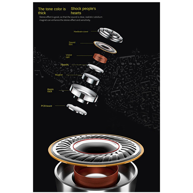 40mm Speaker DIY Headphone Speaker Composite Membrane Speaker Headphone Speaker Driver. 