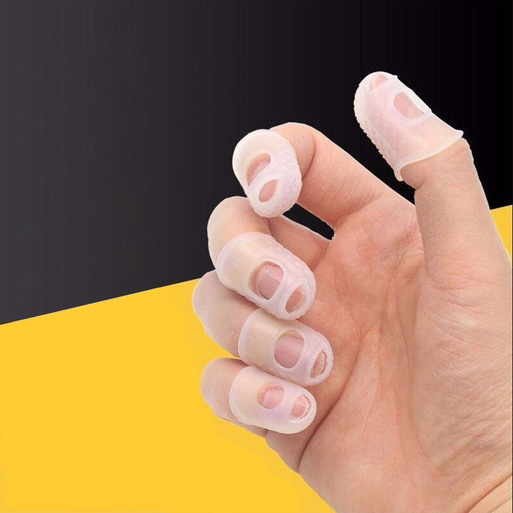 5pcs Finger Cover Anti slip Hands Coat Relief Play Pain Gloves for Ukulele Electric Acoustic Guitar Stringed Musical Instrument Daraz.lk