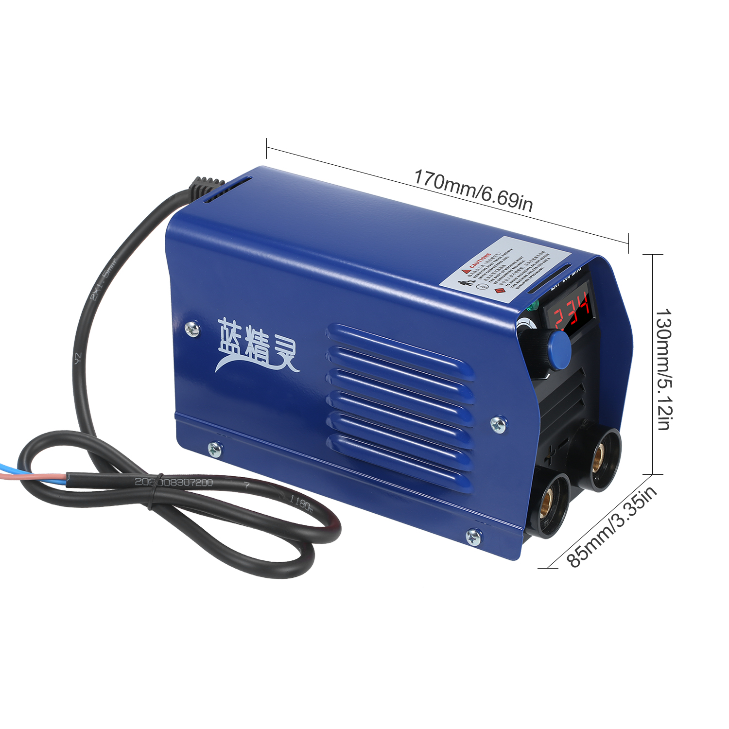 250 Amp Arc Welder Digital Inverter IGBT Stick 220V Mini Portable Electric Welding Machine with LED Display Quick Connector for Beginner. 