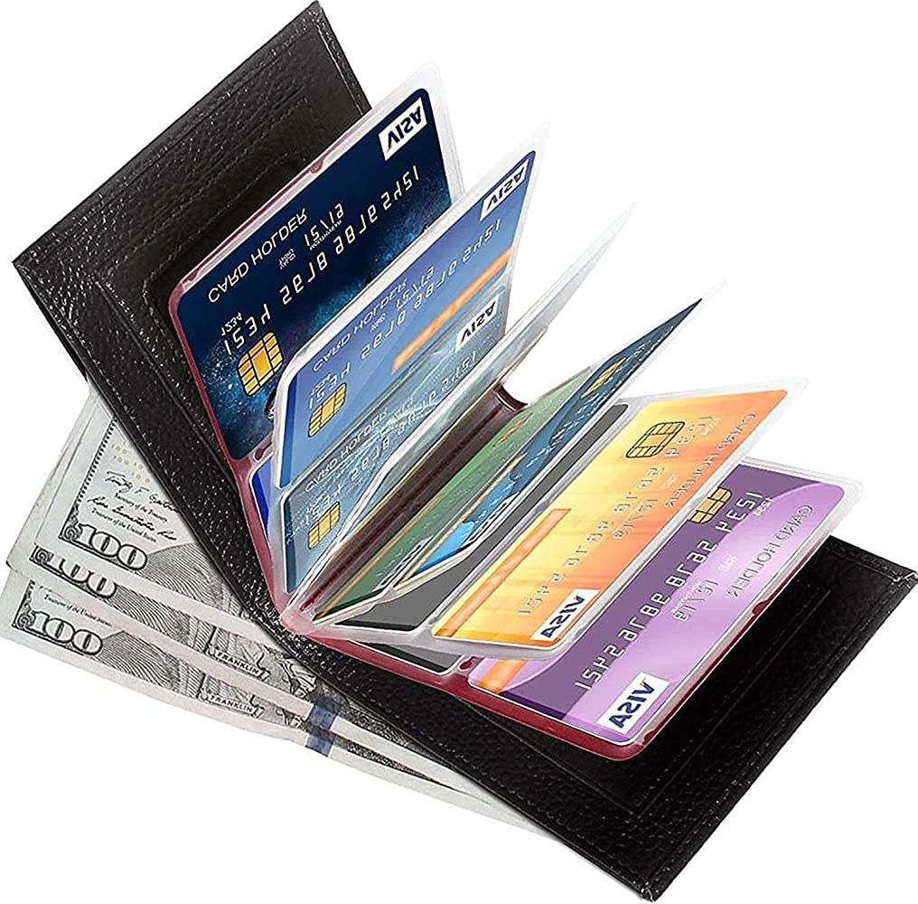 Wonder Wallet - Amazing Slim Genuine Leather Wallet w/ RFID Protection, As Seen On TV. 